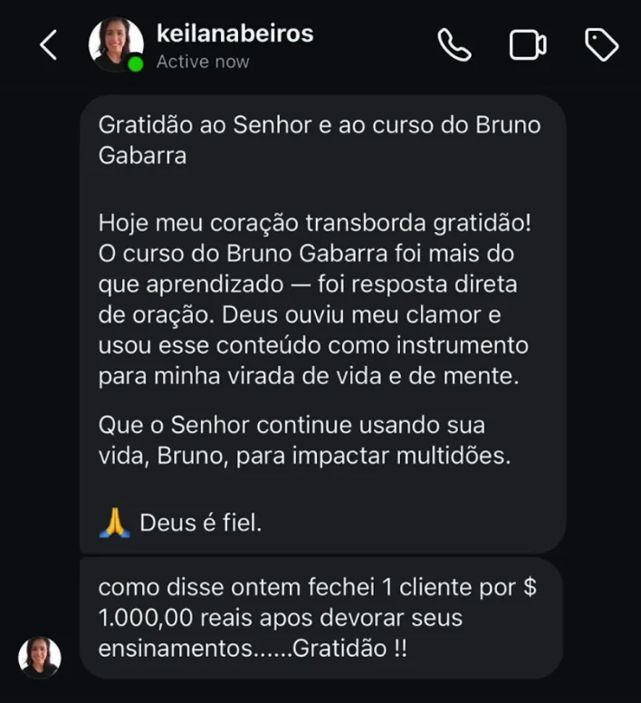 Depoimento Keilane Beiros